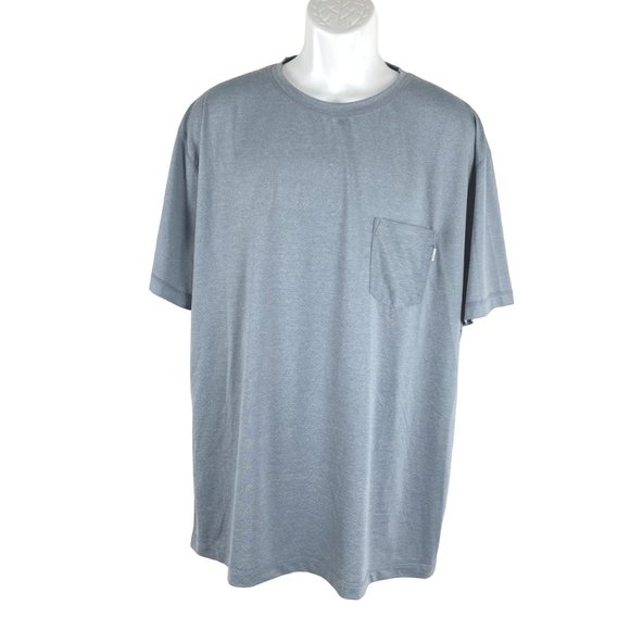 Vuori Other - Vuori Tradewind Performance Tee Cloud Heather Blue 2XL Short Sleeve tp-1746